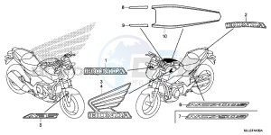 NC750SDE NC750SD Europe Direct - (ED) drawing MARK