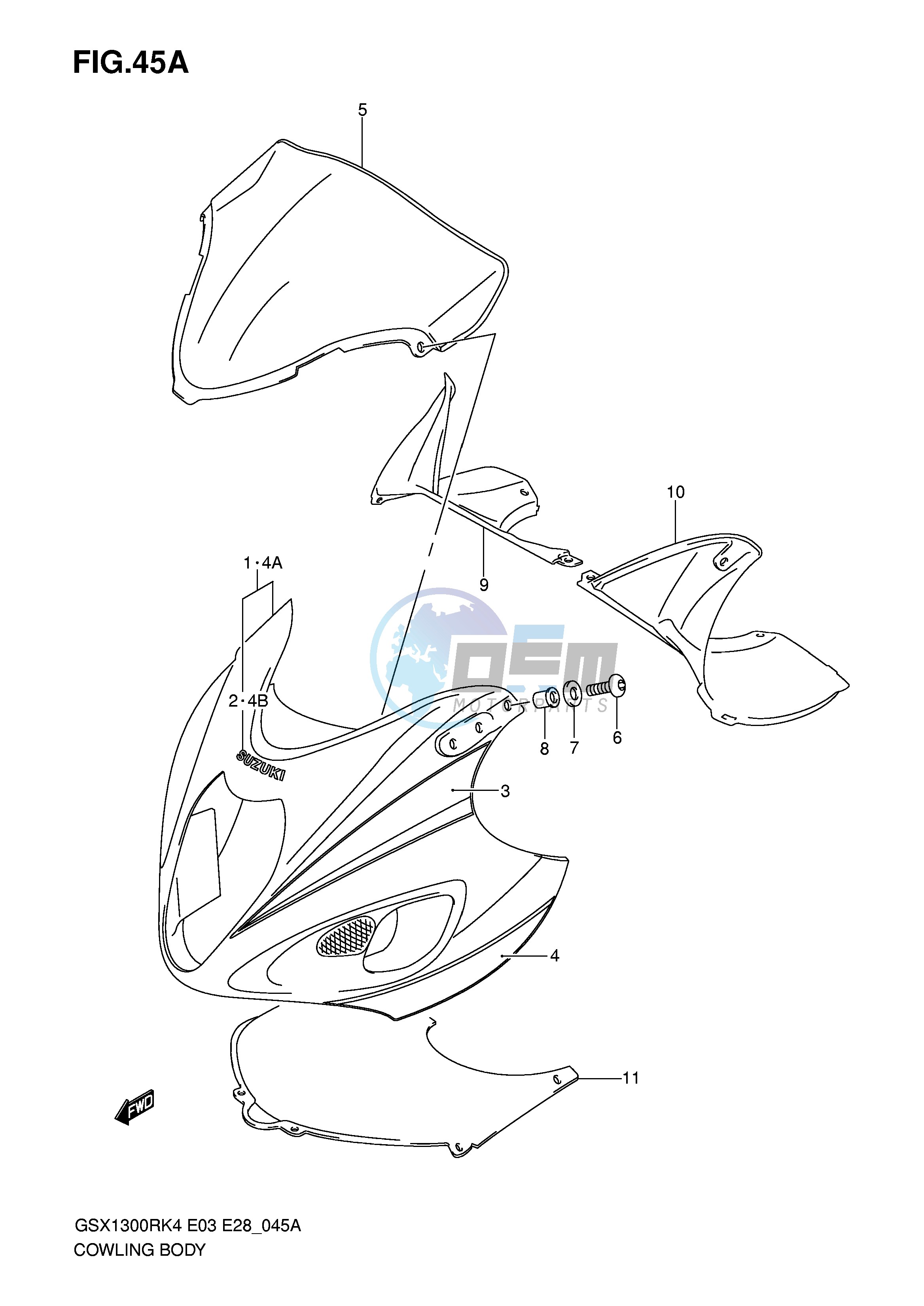 COWLING BODY (MODEL K5)