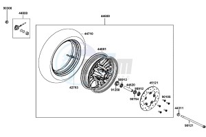 LIKE 50 Netherlands drawing Front Wheel