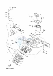 XTZ690 TENERE 700 (BFF2) drawing INTAKE