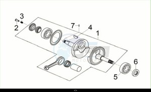 CRUISYM 125 (LV12W3-EU) (M2) drawing CRANK SHAFT