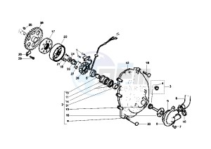 Beverly RST 250 drawing Flywheel magneto