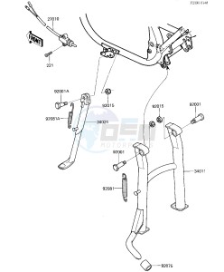 ZX 550 A [GPZ] (A1-A3) [GPZ] drawing STANDS