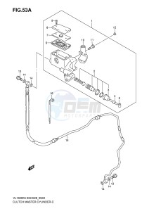 VL1500 (E3-E28) drawing CLUTCH MASTER CYLINDER (MODEL K7 K8 K9)