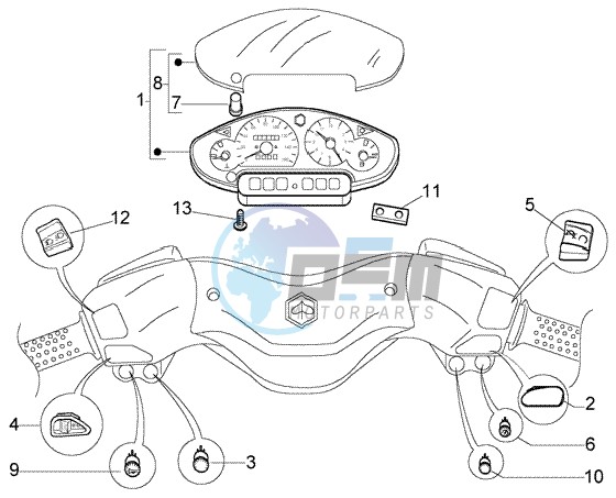 Electrical device - Speedometers Kms