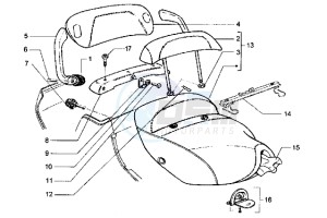 Hexagon 180 LXT drawing Saddle