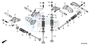 NT700VAB drawing CAMSHAFT/ VALVE