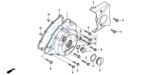 CBR125RS drawing LEFT CRANKCASE COVER