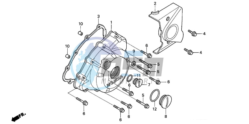 LEFT CRANKCASE COVER