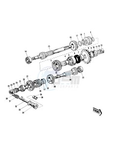 W1 W2 TT SS [COMMANDER) (TT-SS ) 650 [COMMANDER) drawing TRANSMISSION -- E_NO. W2M 001-- -