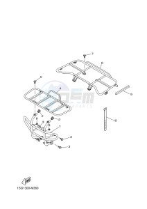 YFM350 YFM350FWA GRIZZLY 350 4WD (1SG1) drawing GUARD