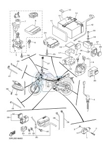 FZ8-N FZ8 (NAKED) 800 (2SH5) drawing ELECTRICAL 2