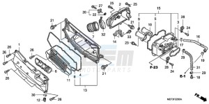 FJS400D9 Europe Direct - (ED) drawing AIR CLEANER