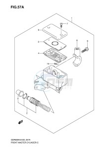 GSR600 (E2) drawing FRONT MASTER CYLINDER (GSR600AK7 UAK7 AK8 UAK8 AK9 UAK9 AL0 UAL0)