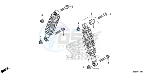 TRX420TM1E TRX420 Europe Direct - (ED) drawing FRONT CUSHION