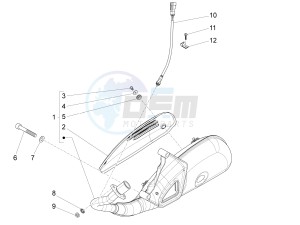 Liberty 125 4t 3v ie e3 drawing Silencer