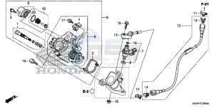 AFS1102SHC drawing THROTTLE BODY