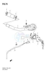 AN650 (E2) Burgman drawing FUEL INLET (AN650AL1 E51)