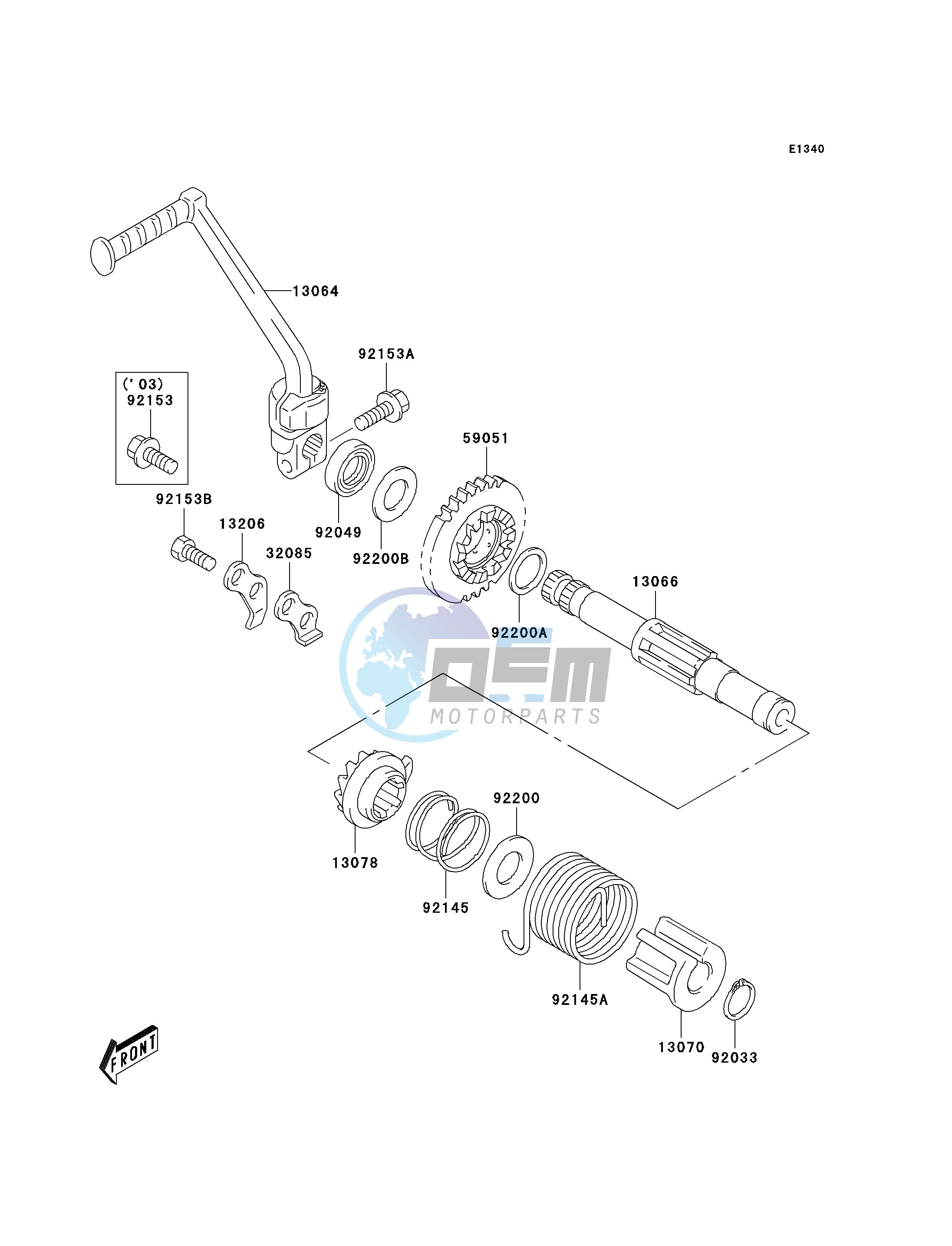 KICKSTARTER MECHANISM