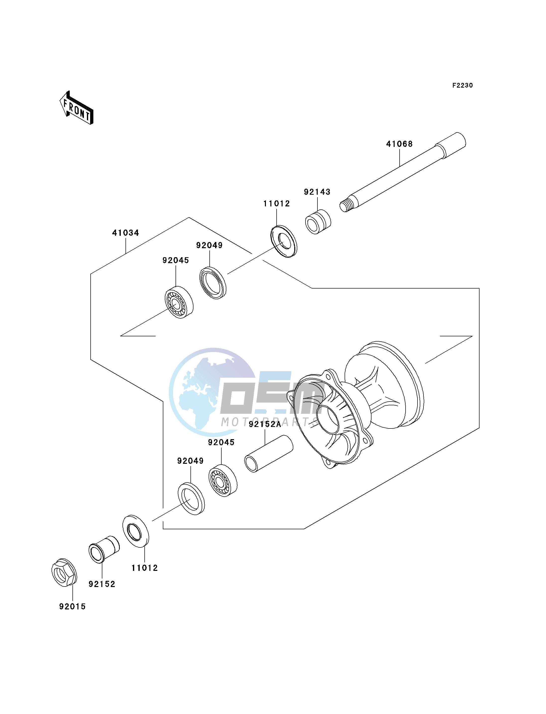 FRONT HUB