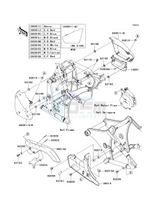 VN 900 D[VULCAN 900 CLASSIC LT] (6F-9F) D7F drawing SIDE COVERS_CHAIN COVER