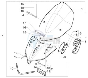 X9 500 Evolution (USA) drawing Windscreen