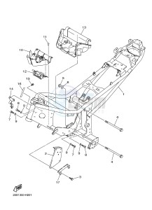 XJ6N 600 XJ6-N (NAKED) (20SR 20SU) drawing FRAME