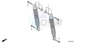 SH1259 France - (F / CMF) drawing REAR CUSHION