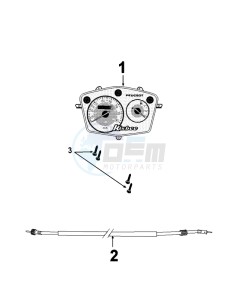 KISBEE 4T OY D drawing SPEEDOMETER