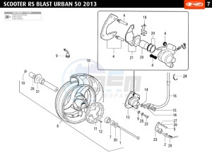 BLAST-URBAN-WHITE 50 drawing WHEELS - BRAKES