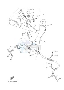 YFM450FWAD YFM450PE GRIZZLY 450 EPS (2LC2 2LC3 2LC4) drawing FRONT MASTER CYLINDER