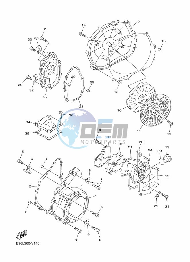 CRANKCASE COVER 1