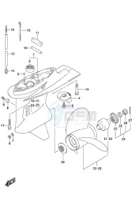 DF 70A drawing Gear Case