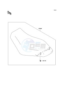 KVF750_4X4 KVF750DBF EU GB drawing Seat