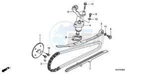 FES125AB S Wing E drawing CAM CHAIN/ TENSIONER