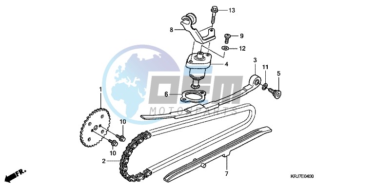 CAM CHAIN/ TENSIONER