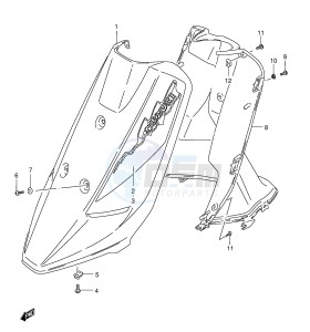 AE50 (E1) drawing LEG SHIELD (MODEL L E4,E21)