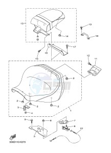 XVS1300A MIDNIGHT STAR (12C6) drawing SEAT