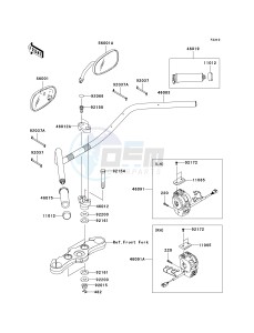 VN 1700 C [VULVAN 1700 NOMAD] (9FA) C9F drawing HANDLEBAR