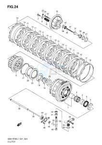 GSX-R750 drawing CLUTCH