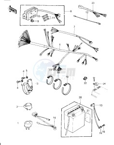 KZ 750 H [LTD] (H1) [LTD] drawing CHASSIS ELECTRICAL EQUIPMENT -- 80 H1- -