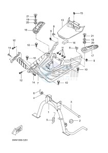 CW50 BOOSTER (5WWN 5WWN) drawing STAND & FOOTREST