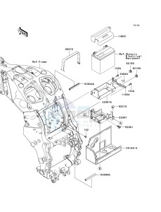 KRF 750 F [TERYX 750 4X4 NRA OUTDOORS] (F8F) C8FA drawing BATTERY CASE