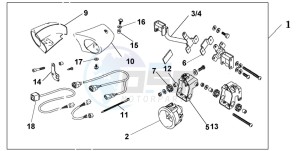 NT700VA drawing FRONT FOG LIGHT SET