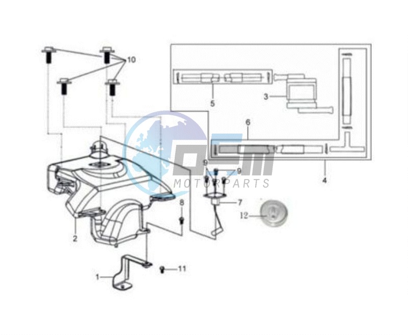 FUEL TANK - FUEL CUT