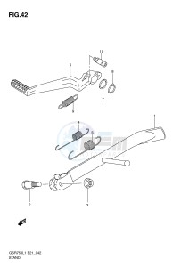 GSR750 (E21) drawing STAND