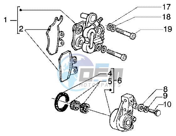 Front brake caliper