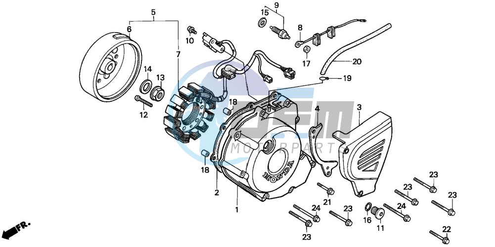 LEFT CRANKCASE COVER