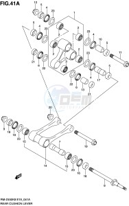 RM-Z450 (E19) drawing REAR CUSHION LEVER (RM-Z450L0 L1)