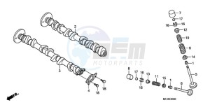 CBR600RA9 Korea - (KO / ABS) drawing CAMSHAFT/VALVE